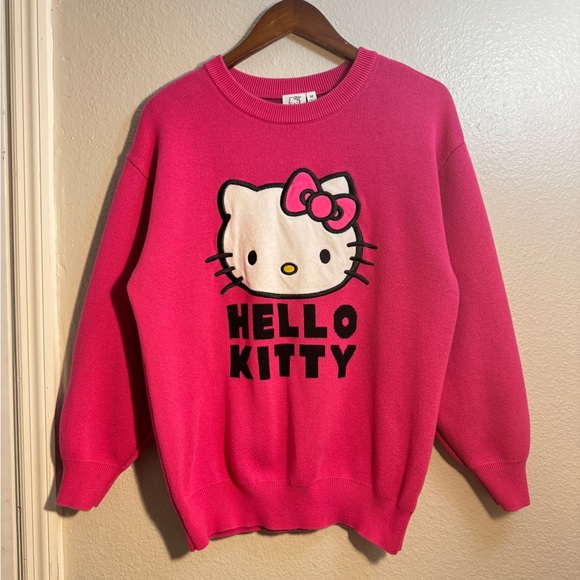 Sanrio Sweaters - Sanrio Pink Hello Kitty Crew Neck Sweater